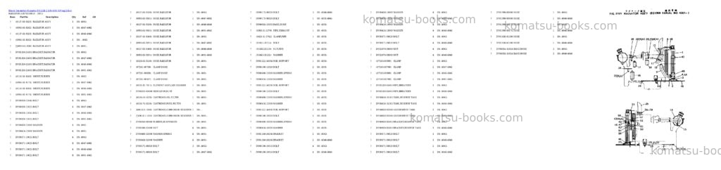 Komatsu eg125b-2 s/n 4001-up Parts catalog cover Page 5 Komatsu eg125b-2 s/n 4001-up Parts catalog cover Page 5