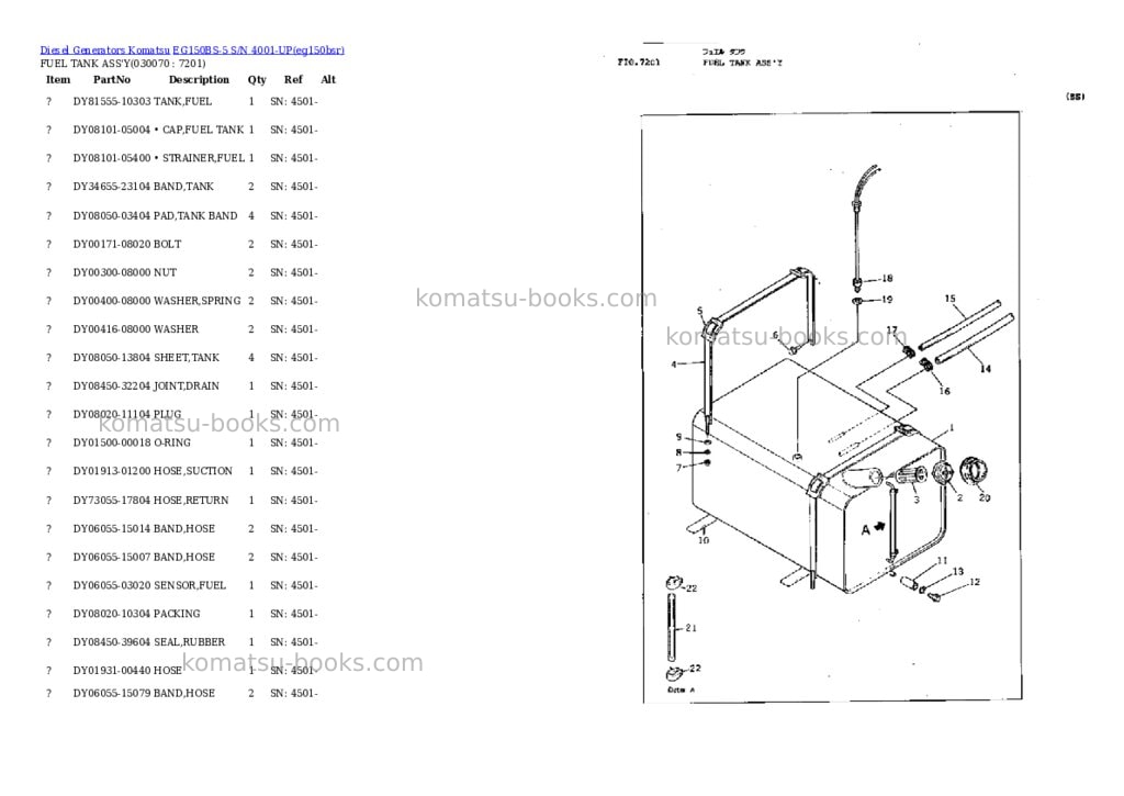 Komatsu eg150bs-5 s/n 4001-up Parts catalog cover Page 7 Komatsu eg150bs-5 s/n 4001-up Parts catalog cover Page 7