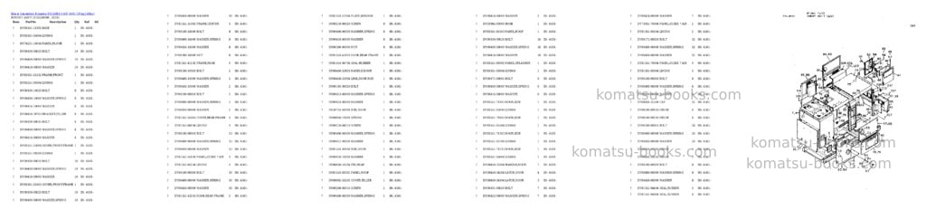Komatsu eg150bs-5 s/n 4001-up Parts catalog cover Page 8 Komatsu eg150bs-5 s/n 4001-up Parts catalog cover Page 8