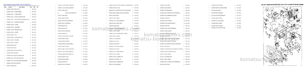Komatsu eg60bs-1 s/n 4501-up Parts catalog cover Page 5