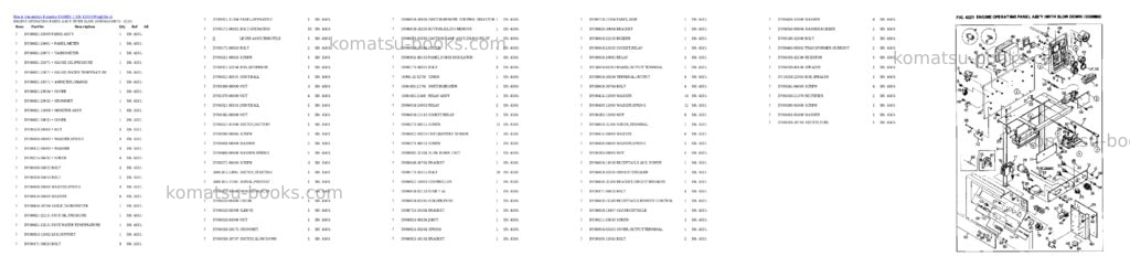 Komatsu eg60bs-1 s/n 4501-up Parts catalog cover Page 6