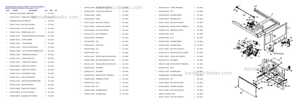 Komatsu eg90bs-1 s/n 6001-up Parts catalog cover Page 4 Komatsu eg90bs-1 s/n 6001-up Parts catalog cover Page 4