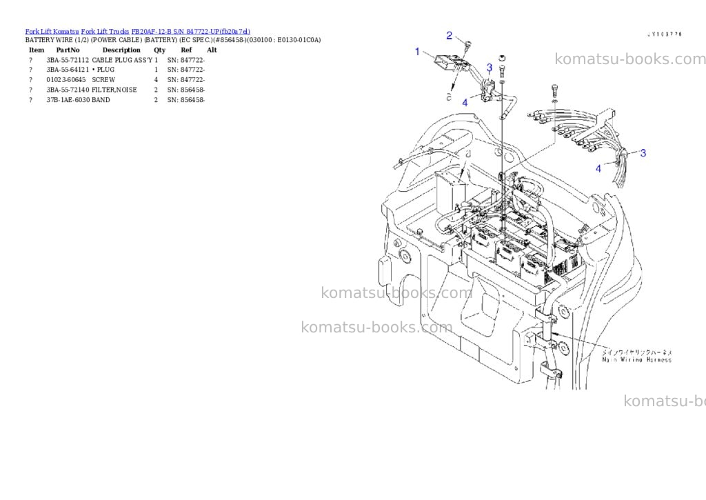 Komatsu FB20AF-12-B S/N 847722-UP Parts catalog cover Page 9