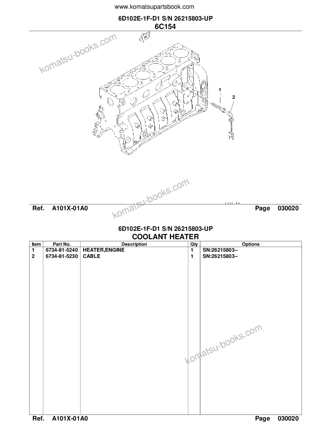 Komatsu fd70-7 s/n 40001-up Каталог запчастей обложка Страница 7