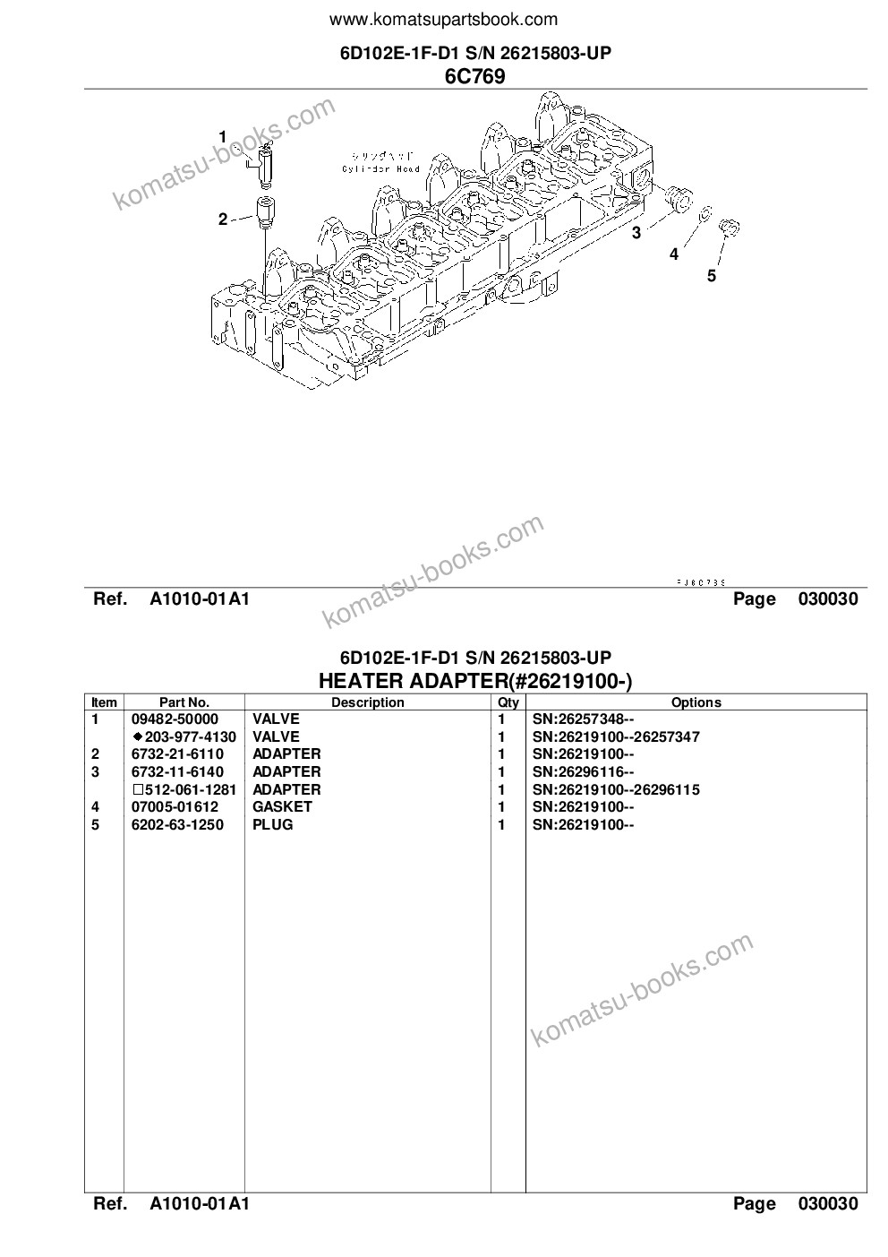 Komatsu fd70-7 s/n 40001-up Каталог запчастей обложка Страница 8