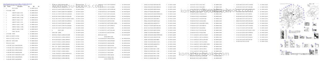 Komatsu fg18h-ec s/n 600001-up Parts catalog cover Page 8