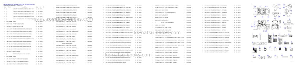 Komatsu fg50/70-7-ec s/n 40001-up Parts catalog cover Page 2