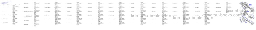 Komatsu h185s s/n 06090 Parts catalog cover Page 11 Komatsu h185s s/n 06090 Parts catalog cover Page 11
