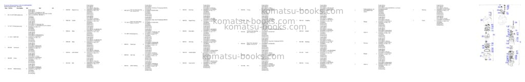 Komatsu h185s s/n 06090 Parts catalog cover Page 9 Komatsu h185s s/n 06090 Parts catalog cover Page 9