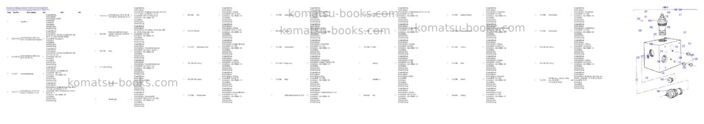 Komatsu h185s s/n 06119 Parts catalog cover Page 3 Komatsu h185s s/n 06119 Parts catalog cover Page 3