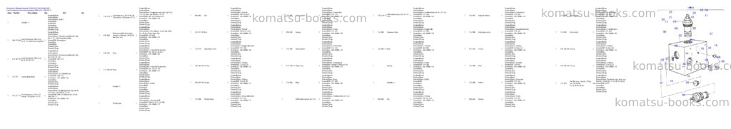 Komatsu h185s s/n 06119 Parts catalog cover Page 4 Komatsu h185s s/n 06119 Parts catalog cover Page 4