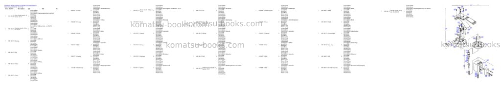 Komatsu pc3000-6e s/n 06249 Parts catalog cover Page 9
