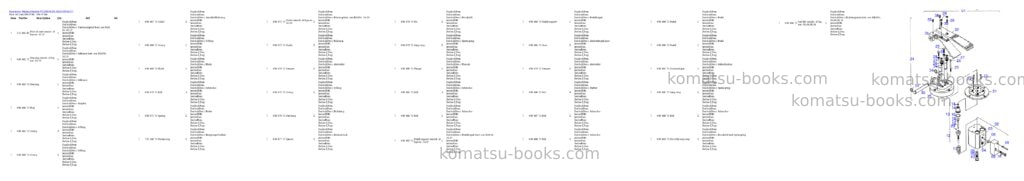 Komatsu pc3000-6 s/n 06257 Parts catalog cover Page 9