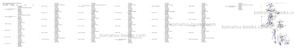 Komatsu pc3000-6e s/n 06258 Parts catalog cover Page 9