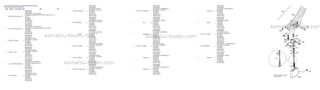 Komatsu pc3000-6e s/n 06262 Parts catalog cover Page 10