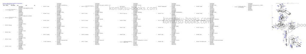 Komatsu pc3000-6e s/n 06284 Parts catalog cover Page 9
