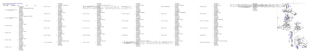 Komatsu pc3000-6e s/n 06290 Parts catalog cover Page 9