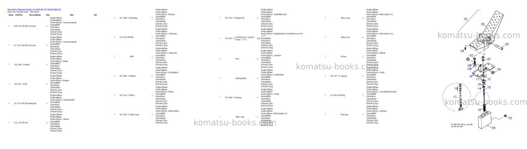 Komatsu pc3000-6e s/n 06295 Parts catalog cover Page 10