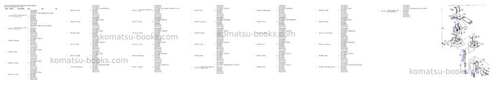 Komatsu pc3000-6e s/n 06306 Parts catalog cover Page 7