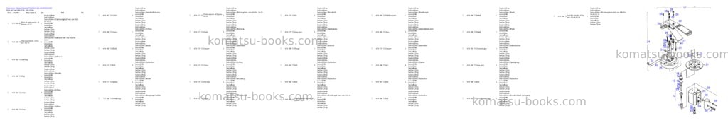 Komatsu pc3000-6 s/n 06309 Parts catalog cover Page 10