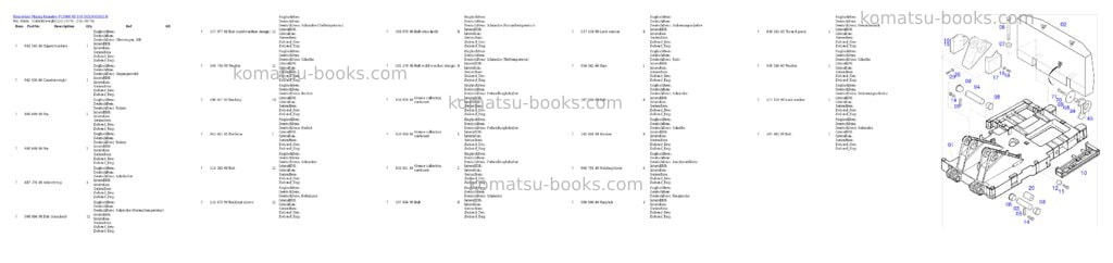 Komatsu pc3000-6e s/n 06319 Parts catalog cover Page 10