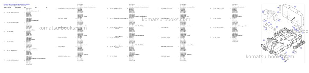 Komatsu pc3000-6e s/n 06321 Parts catalog cover Page 10