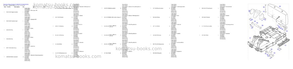 Komatsu PC3000-6E S/N 06336 Parts catalog cover Page 10