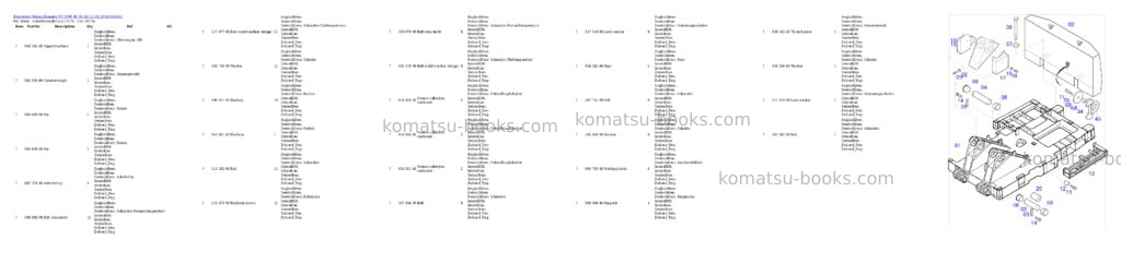 Komatsu PC 3000-6E 06 341 21.01.2019 Parts catalog cover Page 4