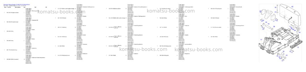 Komatsu PC3000-6E S/N 06343 Parts catalog cover Page 10