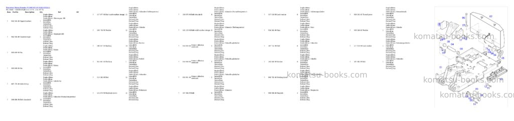 Komatsu PC3000-6E S/N 06345 Parts catalog cover Page 10