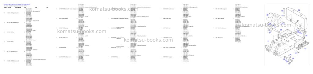 Komatsu PC3000-6E S/N 06347 Parts catalog cover Page 10
