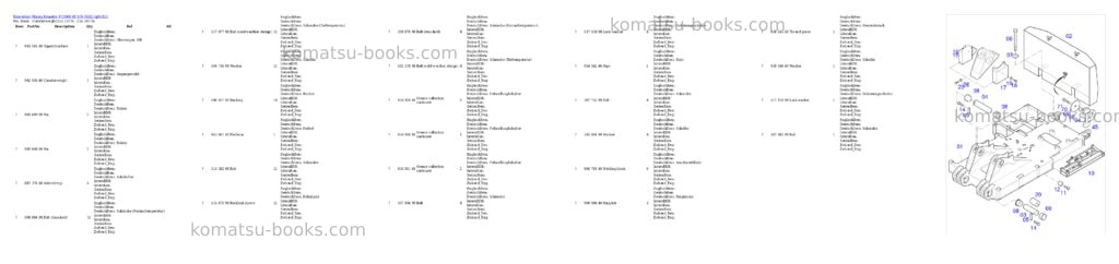 Komatsu PC3000-6E S/N 06351 Parts catalog cover Page 10