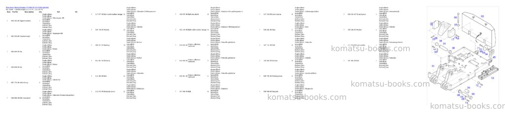 Komatsu PC3000-6E S/N 06364 Parts catalog cover Page 9