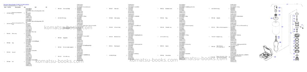 Komatsu pc4000-6 s/n 08152 Parts catalog cover Page 5 Komatsu pc4000-6 s/n 08152 Parts catalog cover Page 5