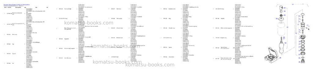 Komatsu pc4000-6 s/n 08154 Parts catalog cover Page 5