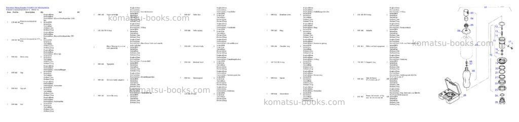 Komatsu pc4000-6 s/n 08158 Parts catalog cover Page 5 Komatsu pc4000-6 s/n 08158 Parts catalog cover Page 5