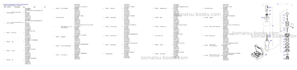 Komatsu pc4000-6 s/n 08159 Parts catalog cover Page 4