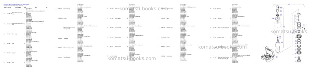 Komatsu pc4000-6 s/n 08160 Parts catalog cover Page 5 Komatsu pc4000-6 s/n 08160 Parts catalog cover Page 5