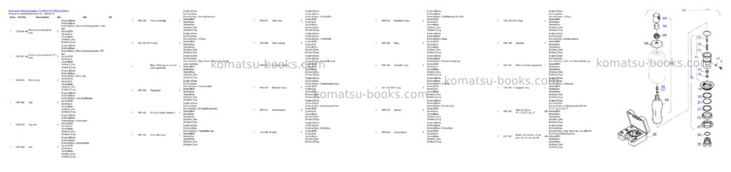 Komatsu pc4000-6 s/n 08161 Parts catalog cover Page 5 Komatsu pc4000-6 s/n 08161 Parts catalog cover Page 5