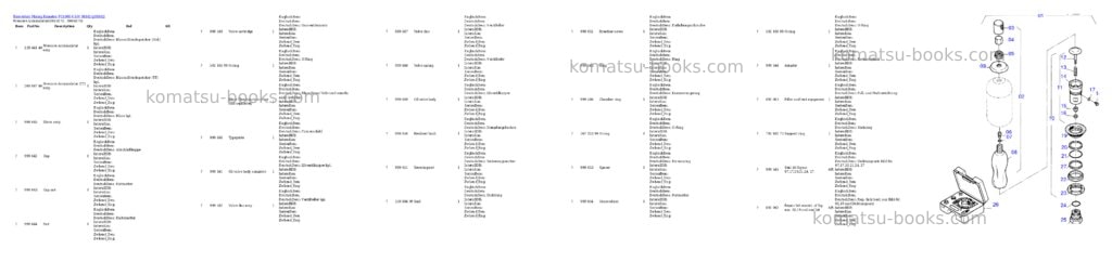 Komatsu pc4000-6 s/n 08162 Parts catalog cover Page 5 Komatsu pc4000-6 s/n 08162 Parts catalog cover Page 5
