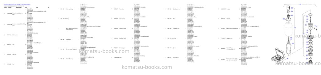 Komatsu pc4000-6 s/n 08163 Parts catalog cover Page 5 Komatsu pc4000-6 s/n 08163 Parts catalog cover Page 5