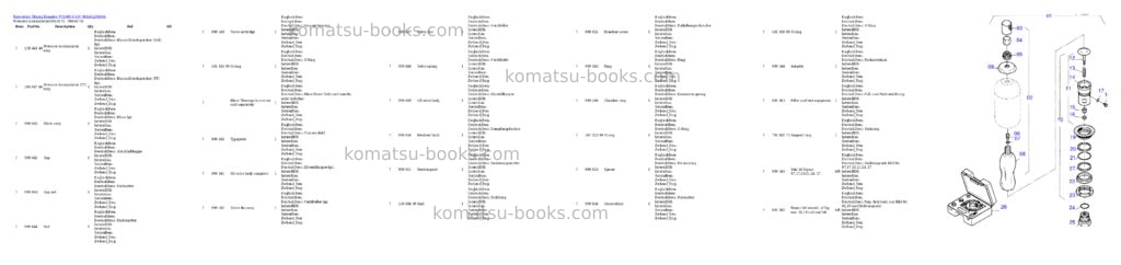 Komatsu pc4000-6 s/n 08164 Parts catalog cover Page 5 Komatsu pc4000-6 s/n 08164 Parts catalog cover Page 5
