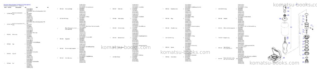 Komatsu pc4000-6e s/n 08165 Parts catalog cover Page 3 Komatsu pc4000-6e s/n 08165 Parts catalog cover Page 3