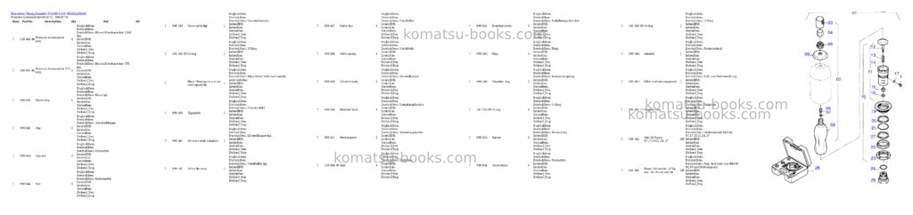 Komatsu pc4000-6 s/n 08168 Parts catalog cover Page 5 Komatsu pc4000-6 s/n 08168 Parts catalog cover Page 5