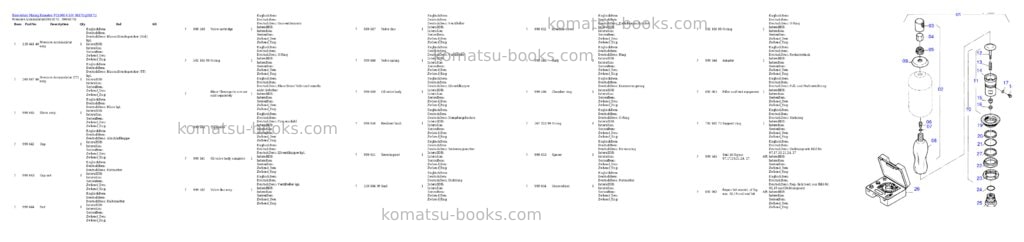 Komatsu pc4000-6 s/n 08171 Parts catalog cover Page 5