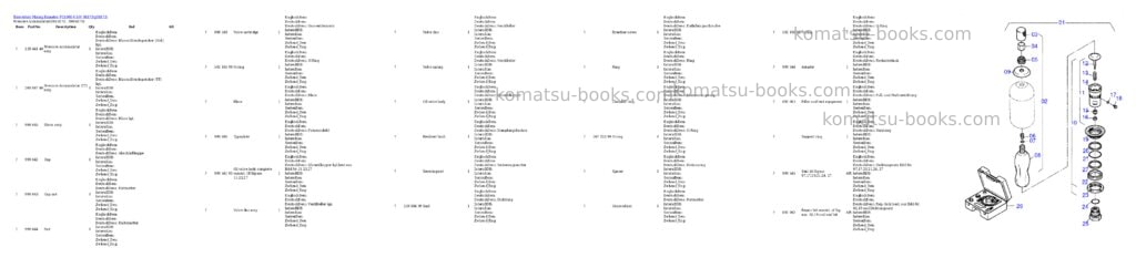 Komatsu pc4000-6 s/n 08173 Parts catalog cover Page 5 Komatsu pc4000-6 s/n 08173 Parts catalog cover Page 5