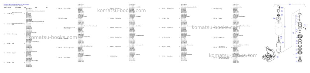 Komatsu pc4000-6 s/n 08174 Parts catalog cover Page 5 Komatsu pc4000-6 s/n 08174 Parts catalog cover Page 5