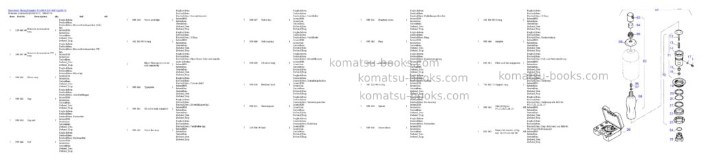Komatsu pc4000-6 s/n 08175 Parts catalog cover Page 5 Komatsu pc4000-6 s/n 08175 Parts catalog cover Page 5