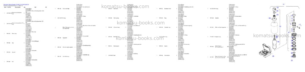 Komatsu pc4000-6 s/n 08179 Parts catalog cover Page 5 Komatsu pc4000-6 s/n 08179 Parts catalog cover Page 5