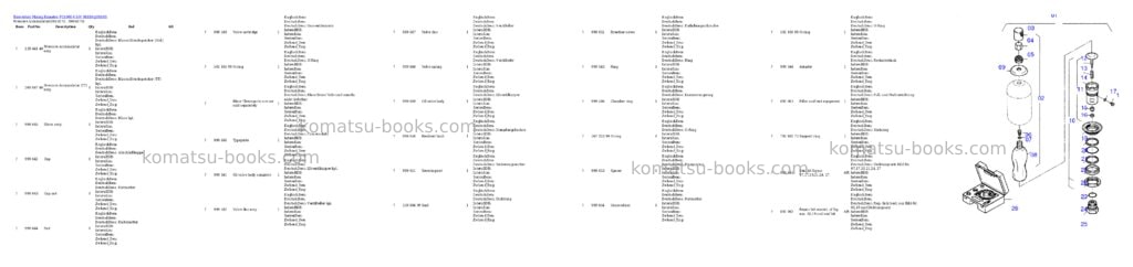 Komatsu pc4000-6 s/n 08180 Parts catalog cover Page 5 Komatsu pc4000-6 s/n 08180 Parts catalog cover Page 5
